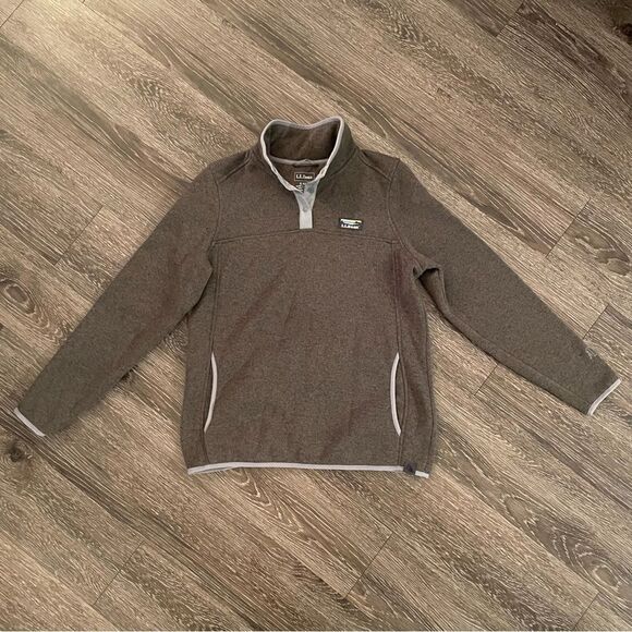 L.L Bean sweater fleece pullover - Picture 1 of 6